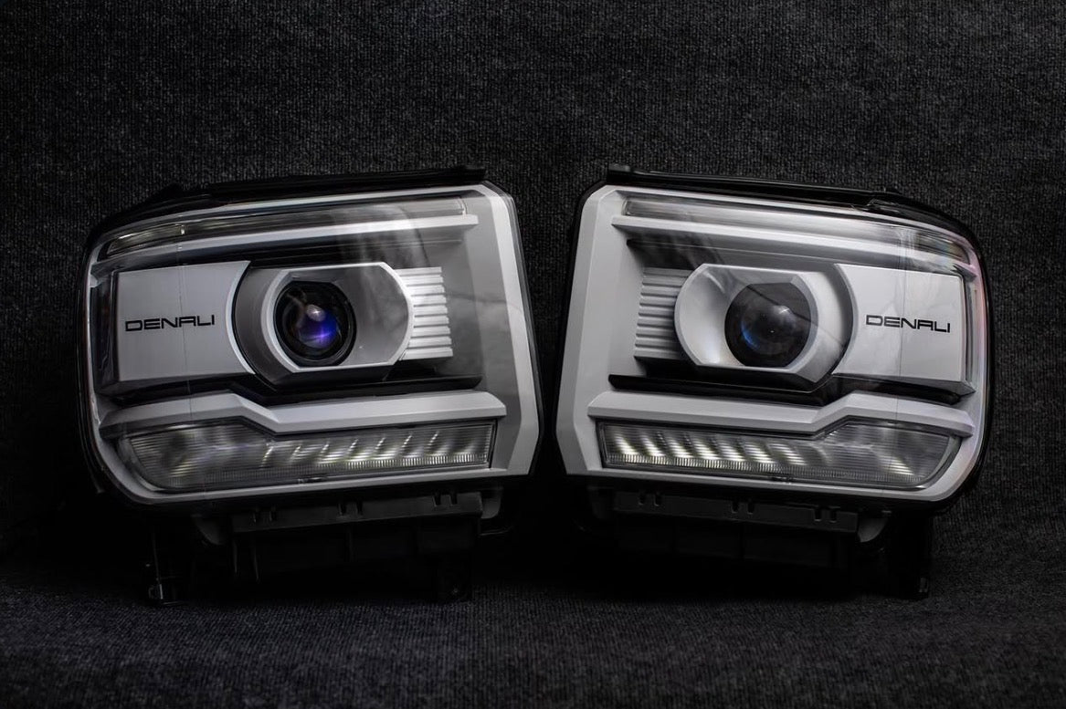 GMC Sierra 1500 OEM Headlights (2014-2015)
