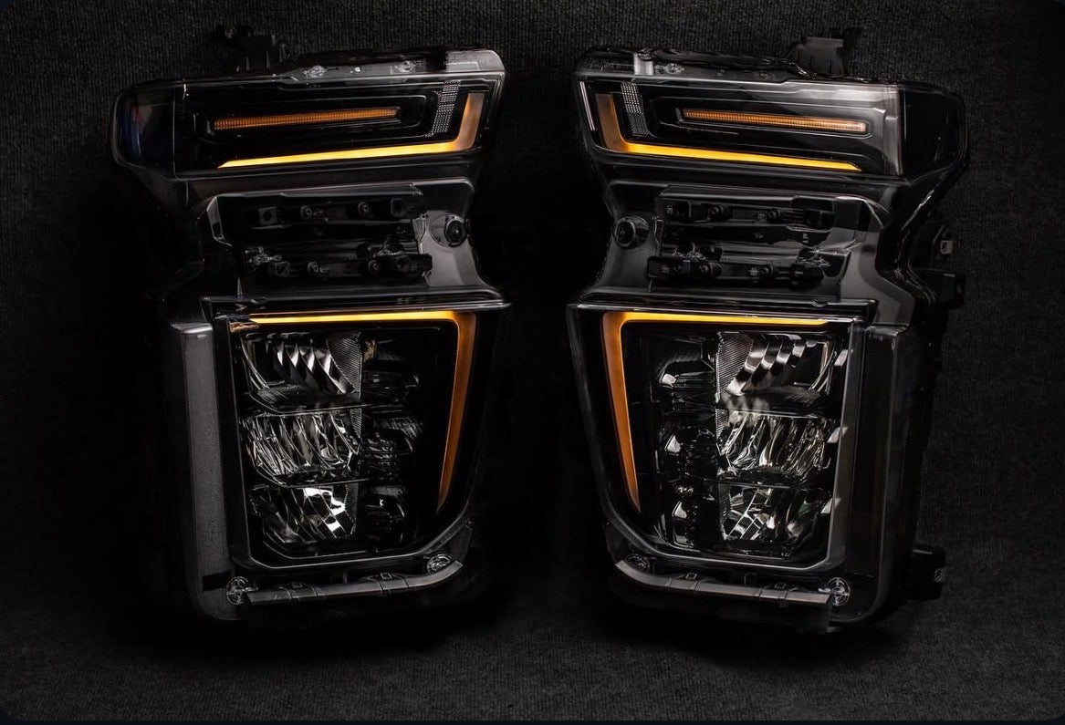 Chevy Silverado OEM Reflector LED Headlights (2020-2022 HD)