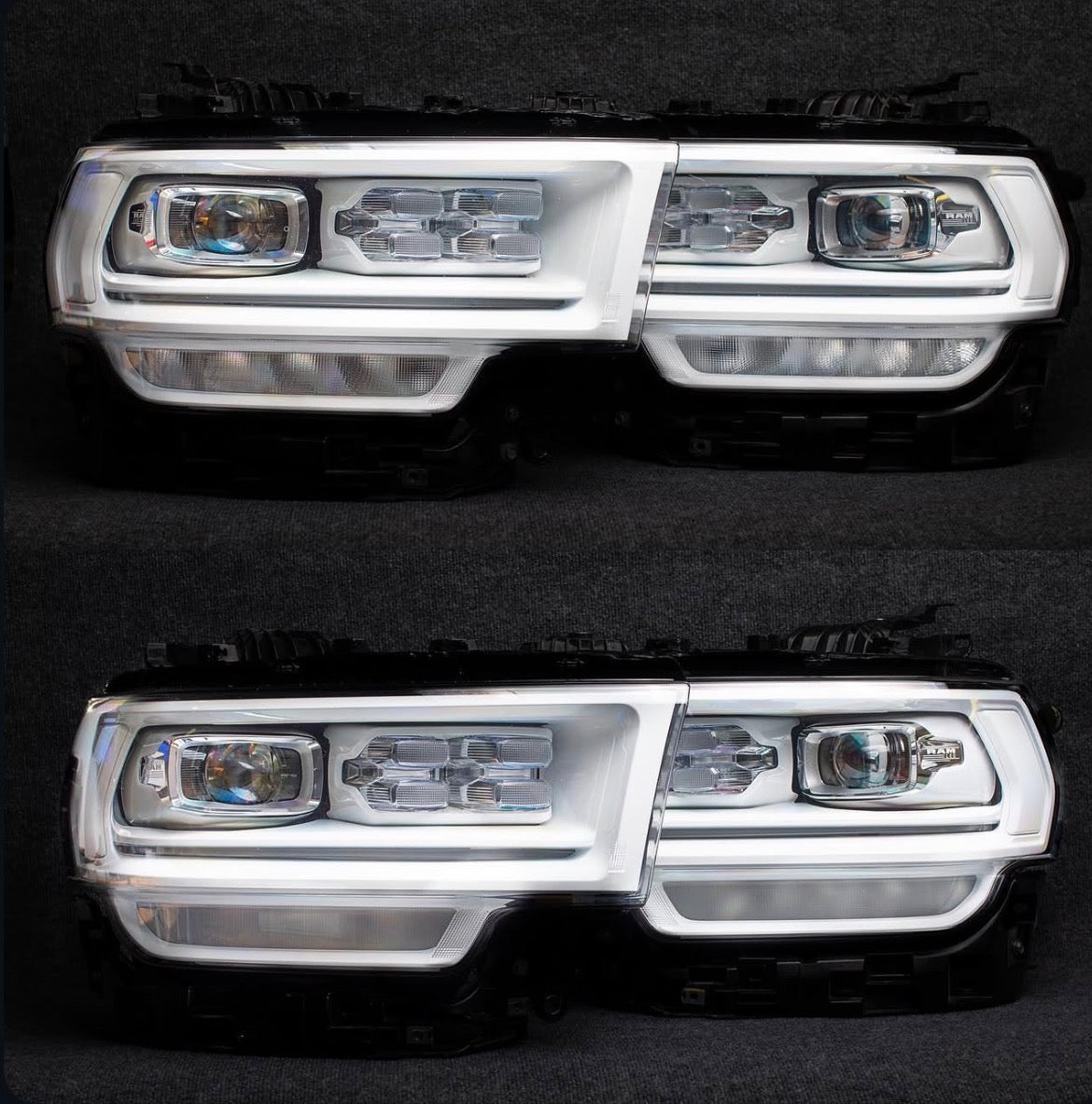 Dodge Ram OEM Projector Headlights (2019-2024 HD)