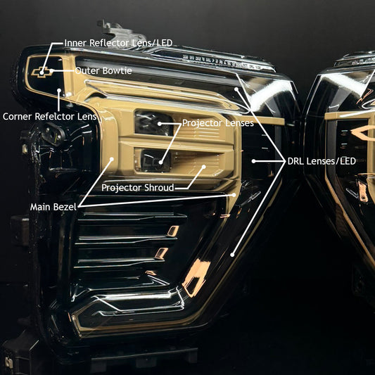 Chevy Silverado OEM Projector Headlights (2023-2026 HD)