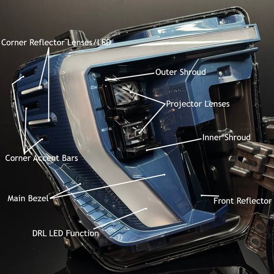 GMC Sierra OEM Headlights (2024-2026 HD)